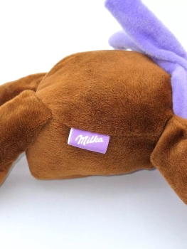 Milka Rentier Plüschtier mit Schal