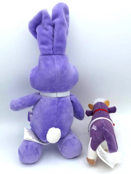 2x Milka Plüschtiere -  HASE & KUH